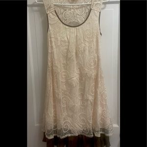 Altar’d State lace dress size S. Used once maybe. Beautiful lace details.